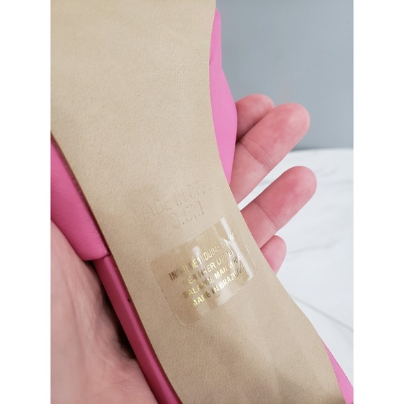 NEW NO BOX 8.5 Steve Madden Indulge Heel Sandals Oversized Barbie Bow Pink‎ - Picture 5 of 6
